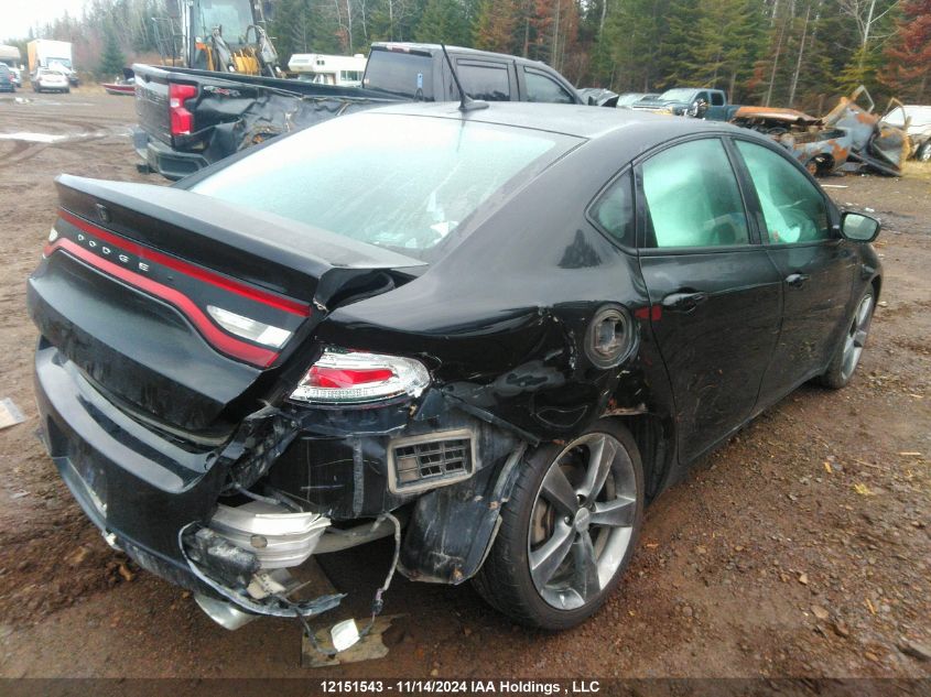 2015 Dodge Dart Gt VIN: 1C3CDFEB0FD144703 Lot: 12151543