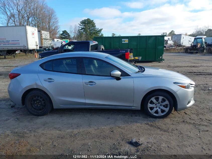 2017 Mazda Mazda3 VIN: JM1BN1U75H1136461 Lot: 12151582