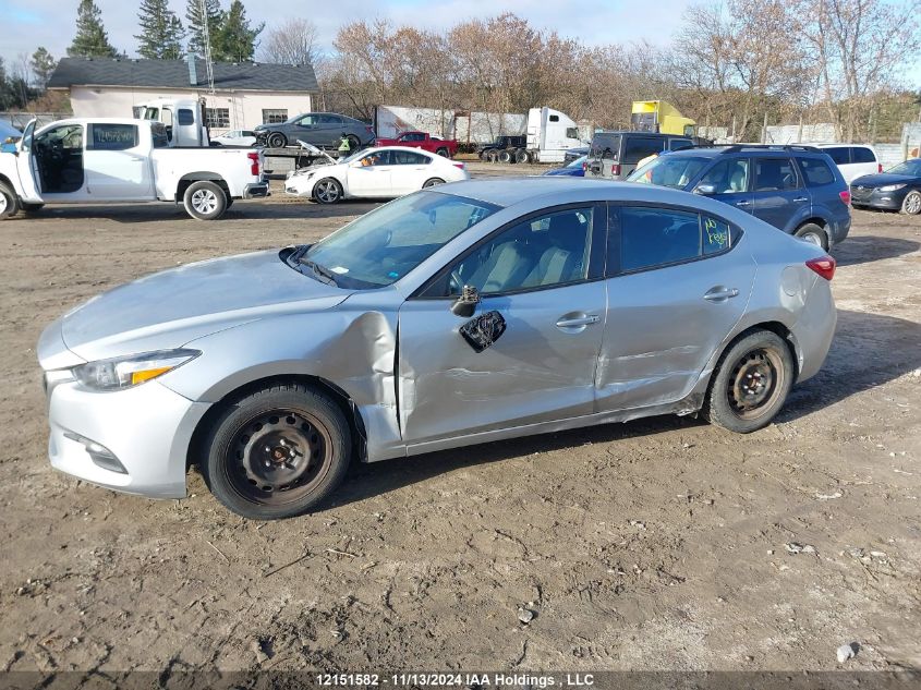 2017 Mazda Mazda3 VIN: JM1BN1U75H1136461 Lot: 12151582