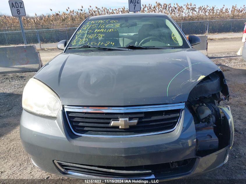 2007 Chevrolet Malibu VIN: 1G1ZS58F27F316278 Lot: 12151603