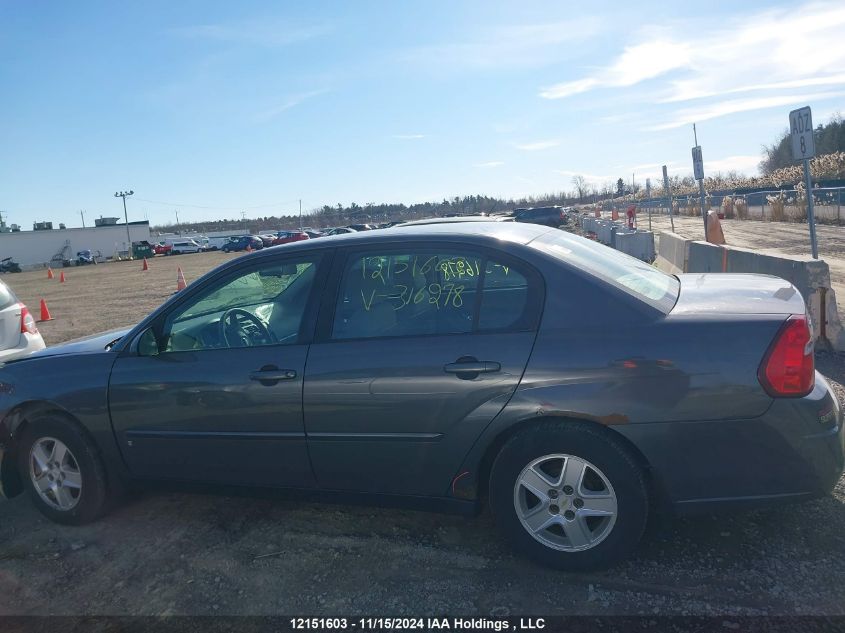 2007 Chevrolet Malibu VIN: 1G1ZS58F27F316278 Lot: 12151603