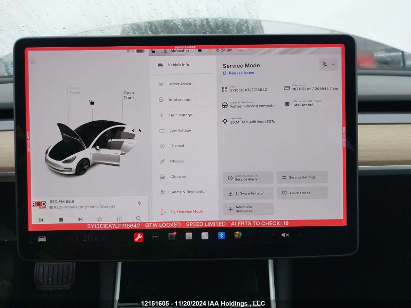 2020 Tesla Model 3 VIN: 5YJ3E1EA7LF718642 Lot: 12151605