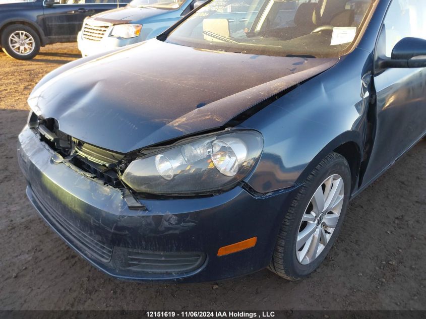 2012 Volkswagen Golf VIN: WVWDA7AJ3CW194894 Lot: 12151619