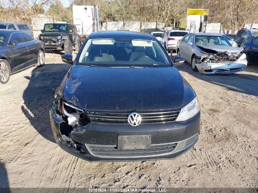 2013 Volkswagen Jetta Sedan VIN: 3VWDX7AJ1DM434716 Lot: 12151624