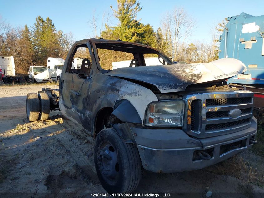 2005 Ford F450 Super Duty VIN: 1FDXF47PX5EB63297 Lot: 12151642