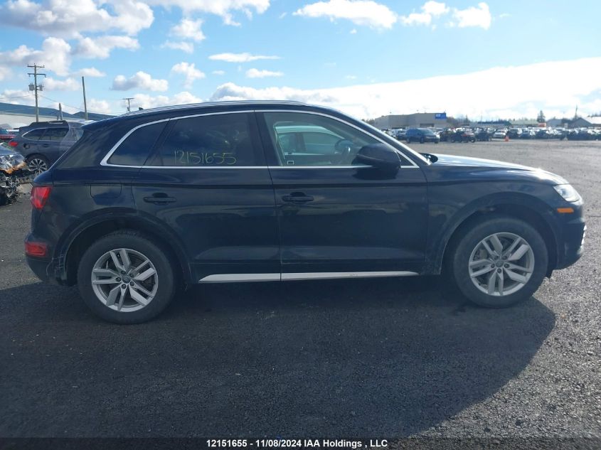 2020 Audi Q5 VIN: WA1ANAFY4L2029089 Lot: 12151655