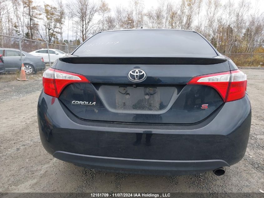 2016 Toyota Corolla L/Le/Le Pls/Prm/S/S Pls VIN: 2T1BURHE9GC701296 Lot: 12151709