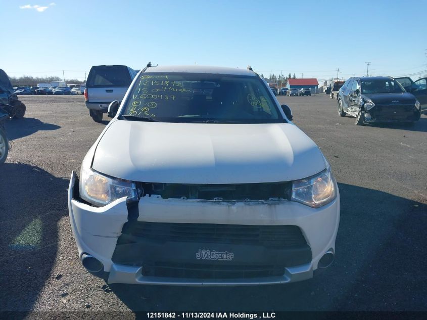 2015 Mitsubishi Outlander VIN: JA4AZ2A36FZ600437 Lot: 12151842