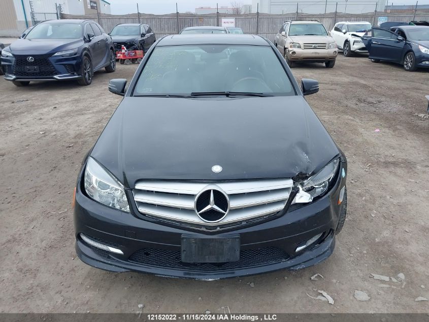 2011 Mercedes-Benz C-Class VIN: WDDGF8FB4BA485329 Lot: 12152022