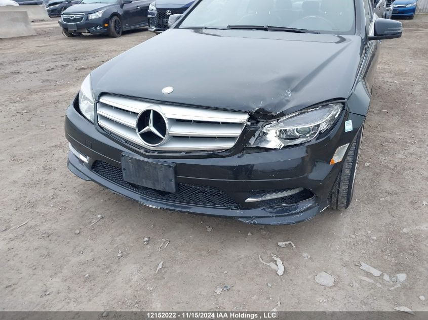 2011 Mercedes-Benz C-Class VIN: WDDGF8FB4BA485329 Lot: 12152022