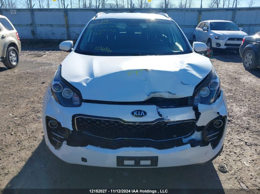 2019 Kia Sportage VIN: KNDPMCAC2K7522412 Lot: 12152027