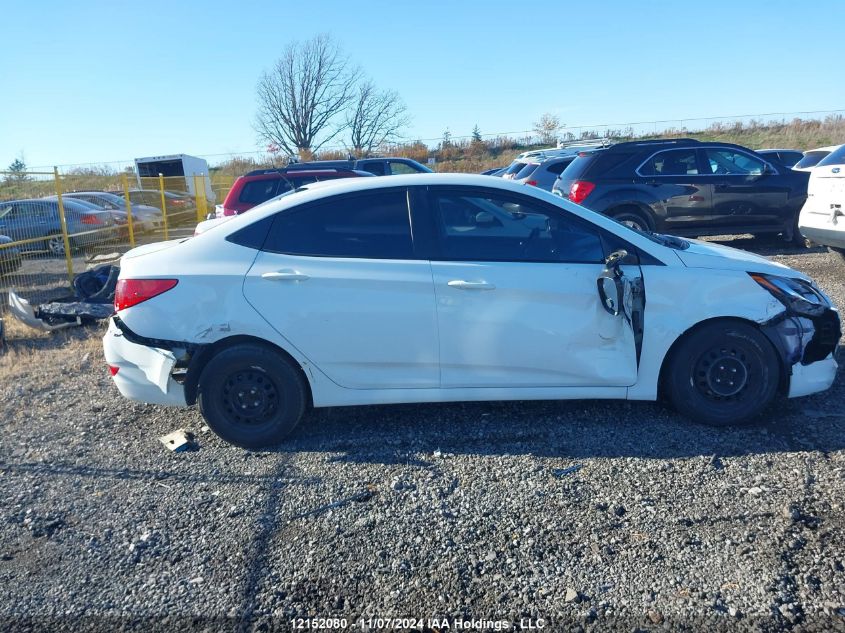 2014 Hyundai Accent Gl VIN: KMHCT4AEXEU627905 Lot: 12152080