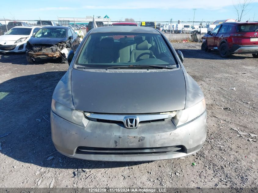 2006 Honda Civic Sdn VIN: 2HGFA16386H033543 Lot: 12152319