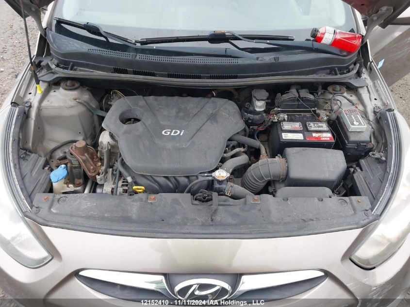 2013 Hyundai Accent Gl VIN: KMHCT5AE8DU085661 Lot: 12152410