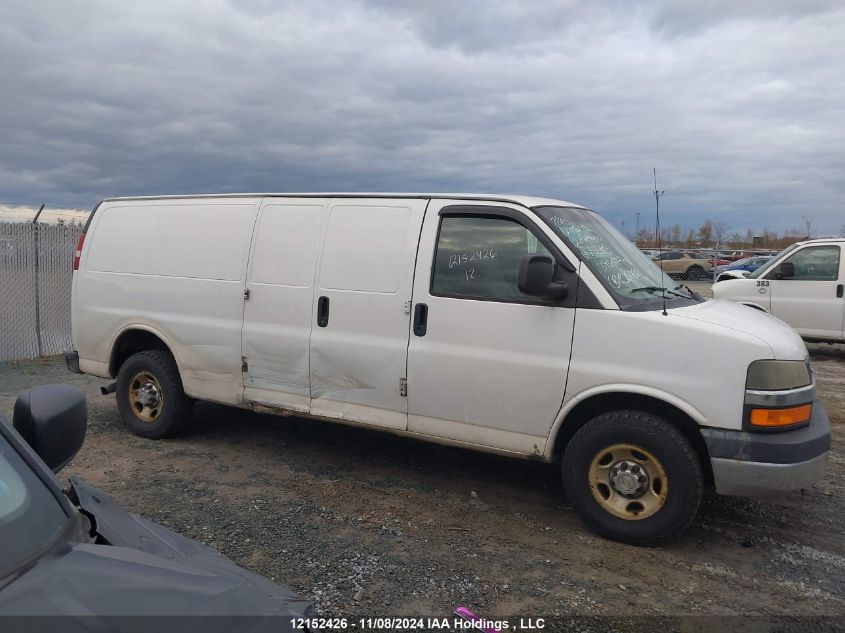 2012 Chevrolet Express Cargo Van VIN: 1GCZGUCA1C1142807 Lot: 12152426