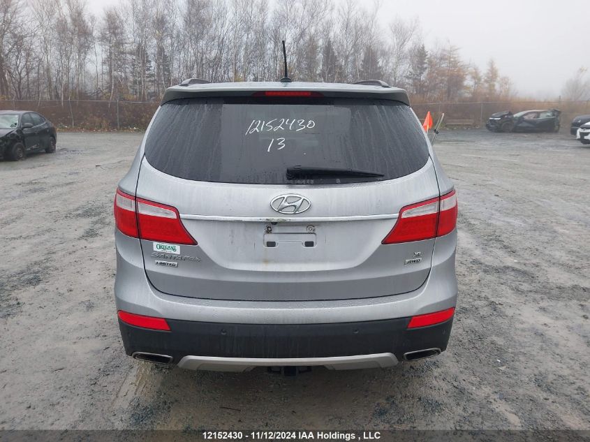 2013 Hyundai Santa Fe Xl Limited VIN: KM8SNDHFXDU007106 Lot: 12152430