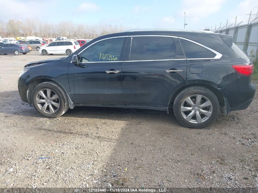 2014 Acura Mdx VIN: 5FRYD4H82EB501214 Lot: 12152440