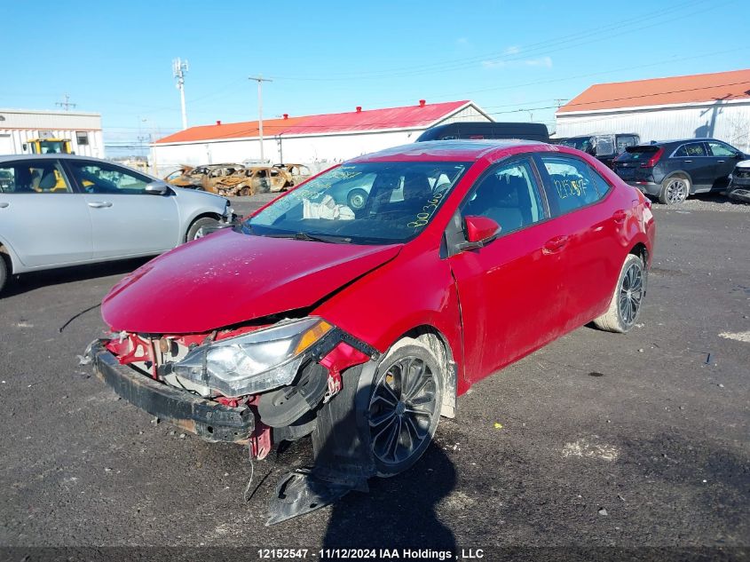 2014 Toyota Corolla S VIN: 2T1BURHE6EC178137 Lot: 12152547