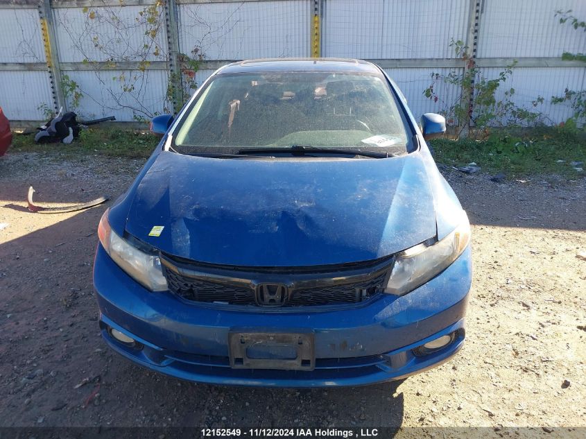 2012 Honda Civic Sdn VIN: 2HGFB6E50CH200678 Lot: 12152549