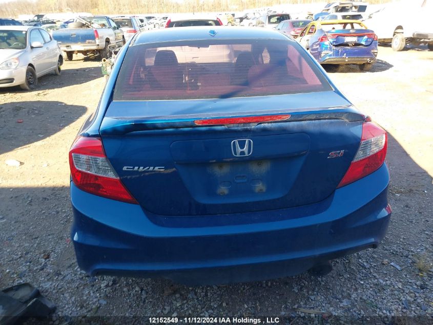 2012 Honda Civic Sdn VIN: 2HGFB6E50CH200678 Lot: 12152549