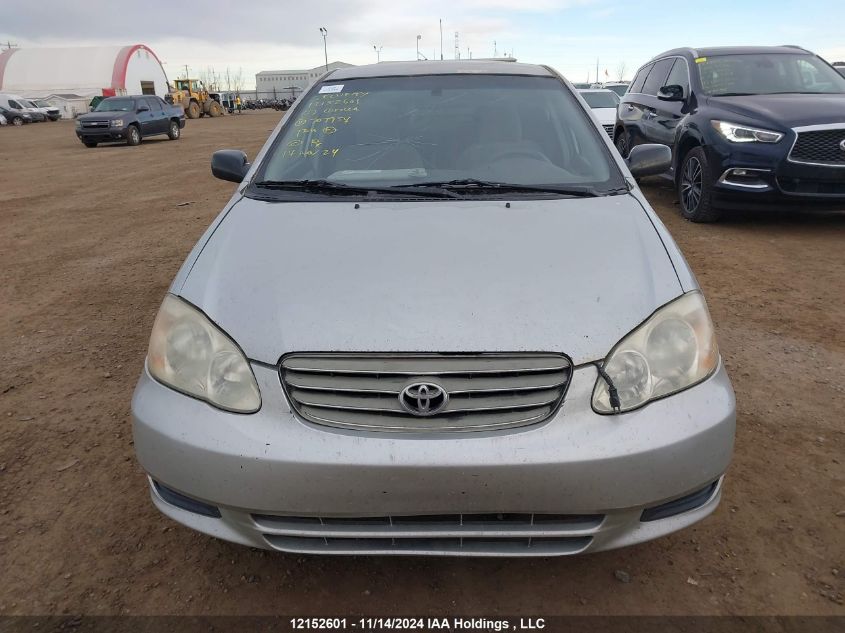 2003 Toyota Corolla Ce/Le/S VIN: 2T1BR32E53C707954 Lot: 12152601