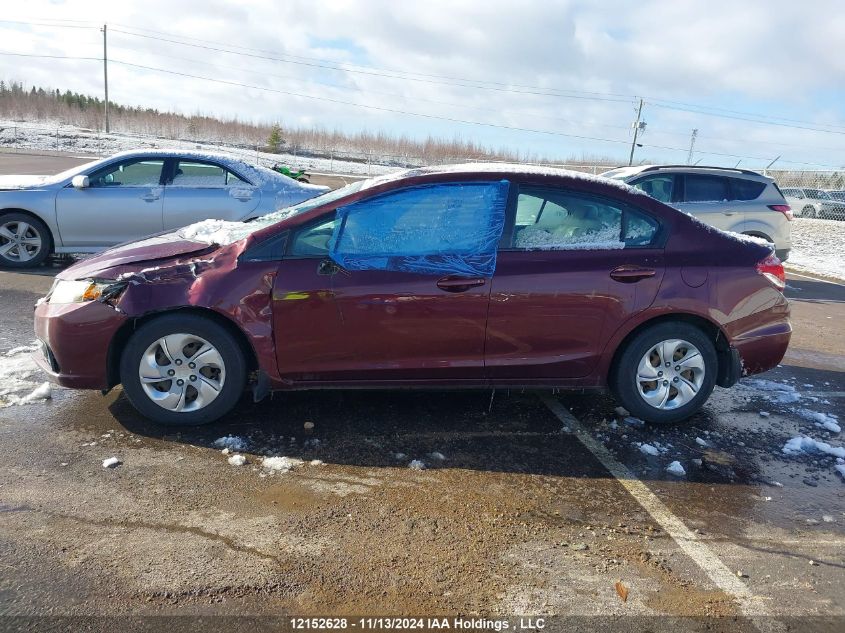 2014 Honda Civic Sedan VIN: 2HGFB2E45EH046780 Lot: 12152628