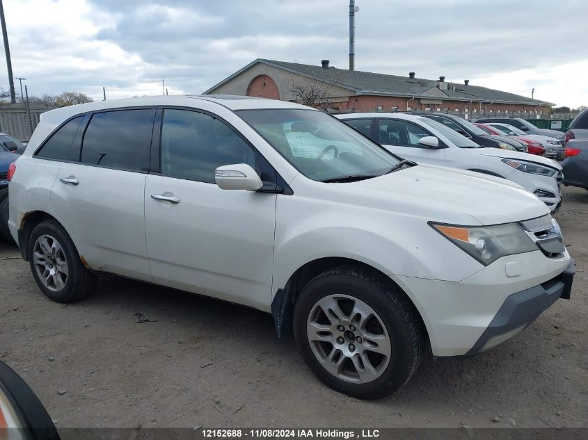 2009 Acura Mdx VIN: 2HNYD28619H003911 Lot: 12152688