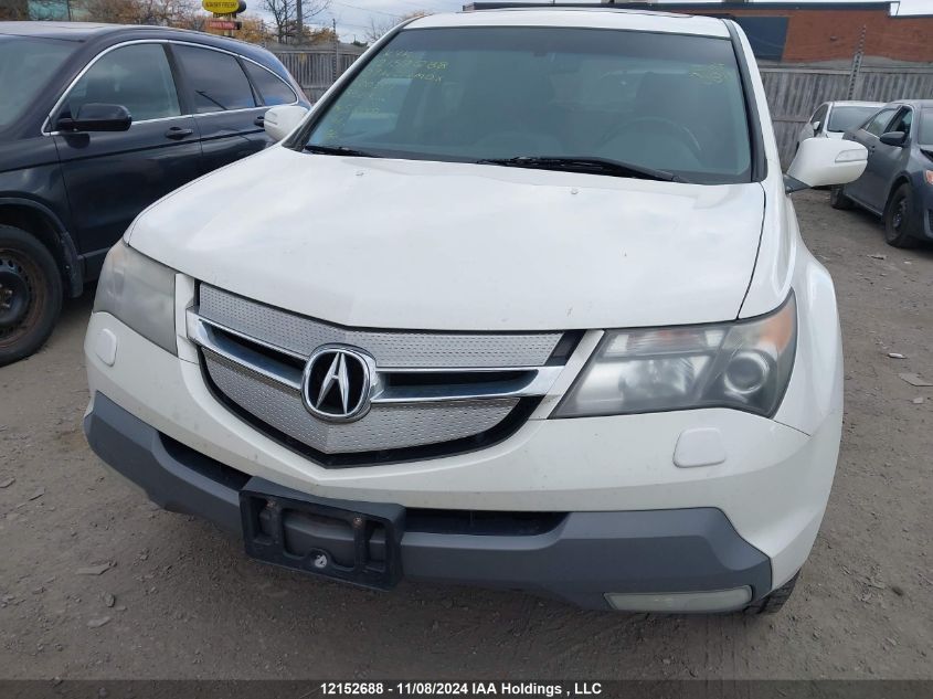 2009 Acura Mdx VIN: 2HNYD28619H003911 Lot: 12152688