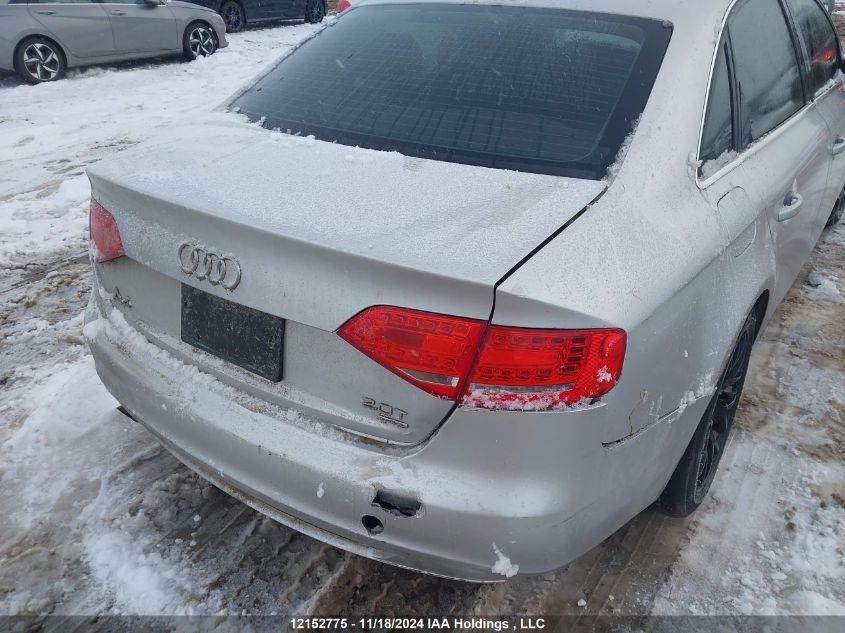 2012 Audi A4 VIN: WAUFFCFL9CN002328 Lot: 12152775