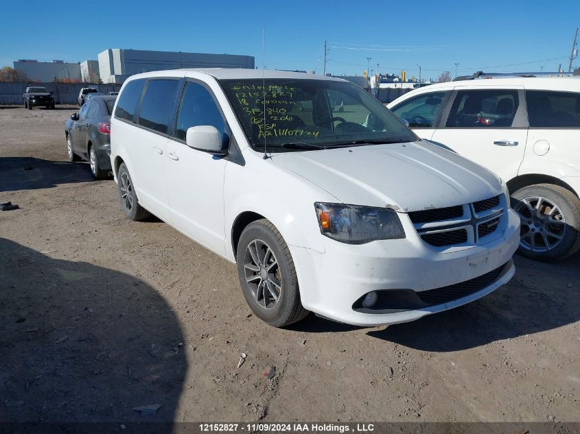 2018 Dodge Grand Caravan Gt VIN: 2C4RDGEG5JR313840 Lot: 12152827