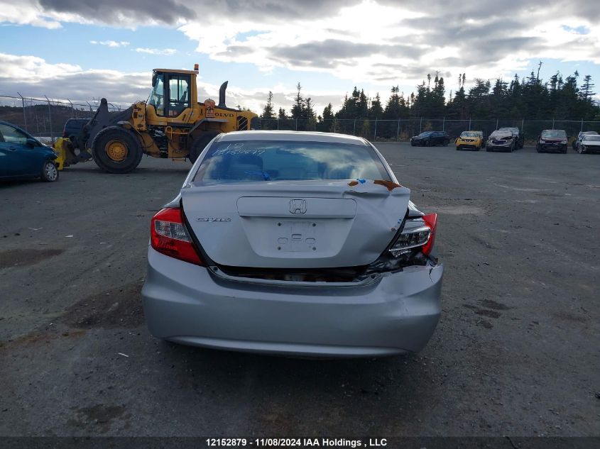 2012 Honda Civic Sdn VIN: 2HGFB2F54CH028873 Lot: 12152879