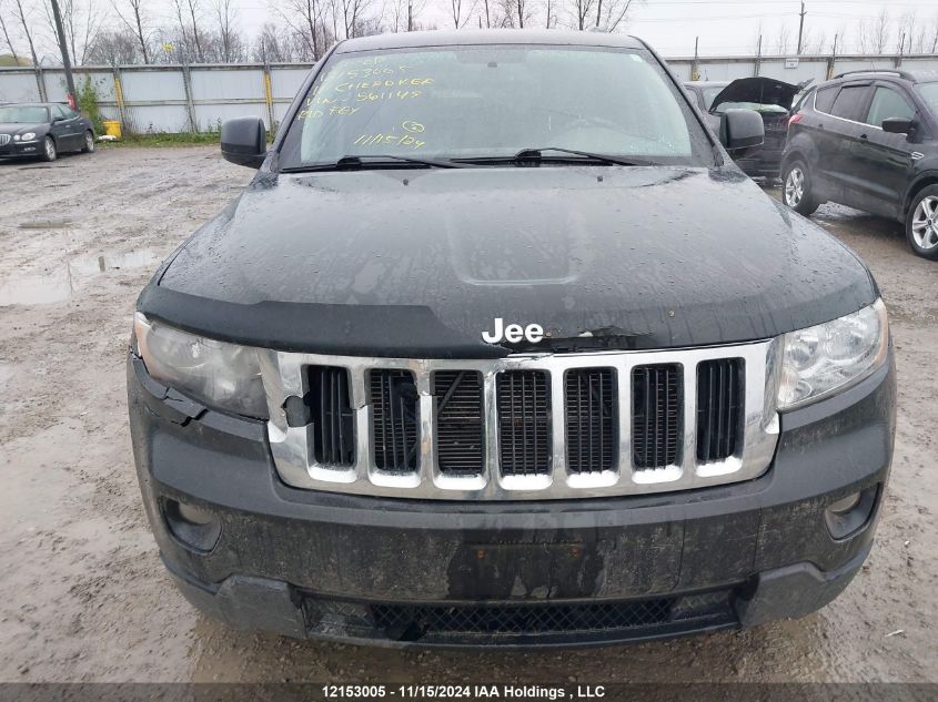 2011 Jeep Grand Cherokee Laredo VIN: 1J4RR4GG5BC561149 Lot: 12153005