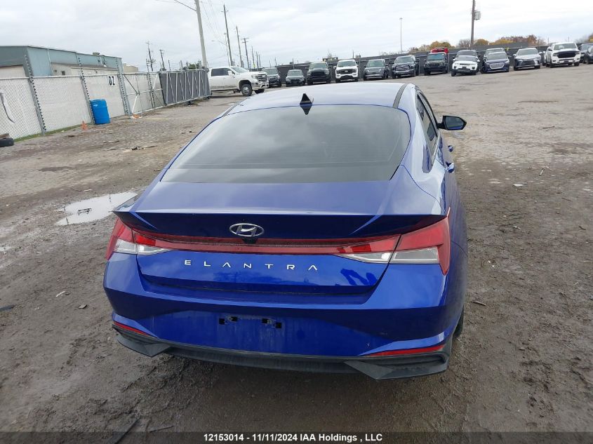 2023 Hyundai Elantra Preferred Ivt With Tech Package VIN: KMHLM4AG7PU566689 Lot: 12153014