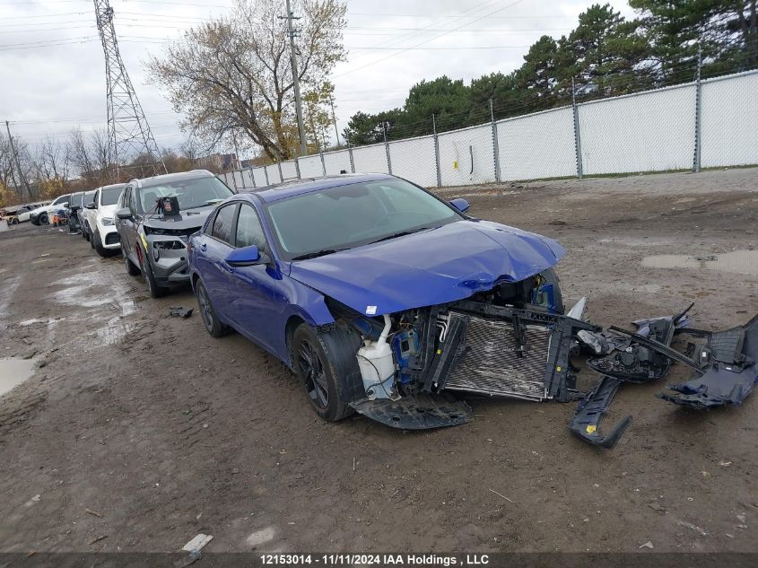 2023 Hyundai Elantra Preferred Ivt With Tech Package VIN: KMHLM4AG7PU566689 Lot: 12153014