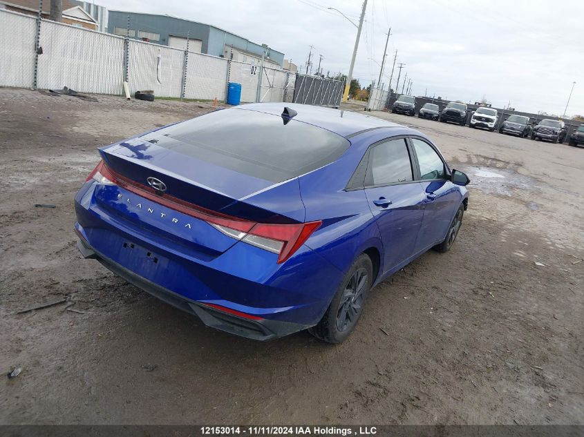 2023 Hyundai Elantra Preferred Ivt With Tech Package VIN: KMHLM4AG7PU566689 Lot: 12153014