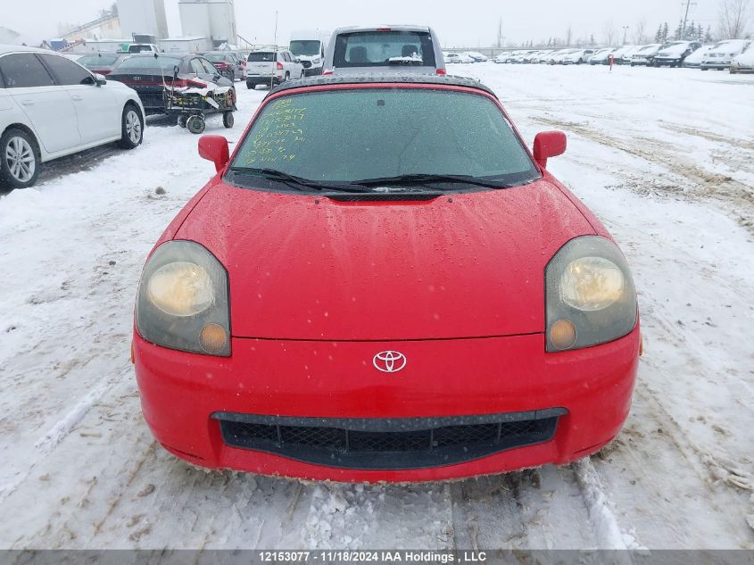 2001 Toyota Mr2 Spyder VIN: JTDFR320510024729 Lot: 12153077