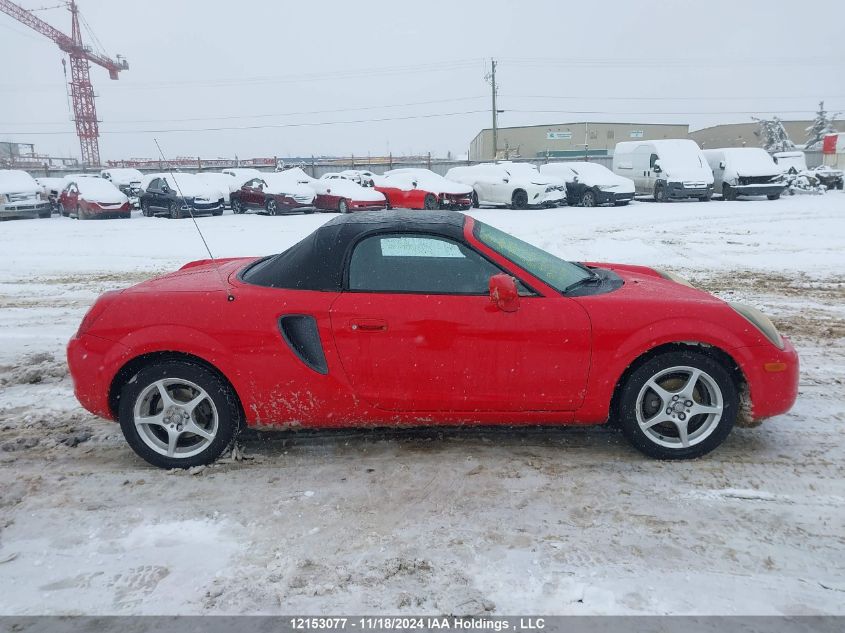 2001 Toyota Mr2 Spyder VIN: JTDFR320510024729 Lot: 12153077