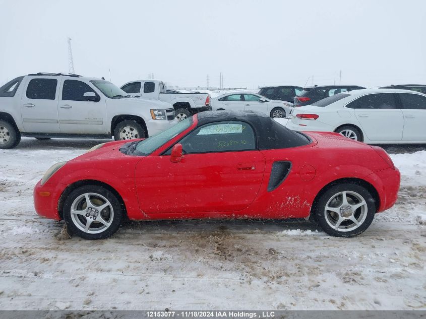 2001 Toyota Mr2 Spyder VIN: JTDFR320510024729 Lot: 12153077