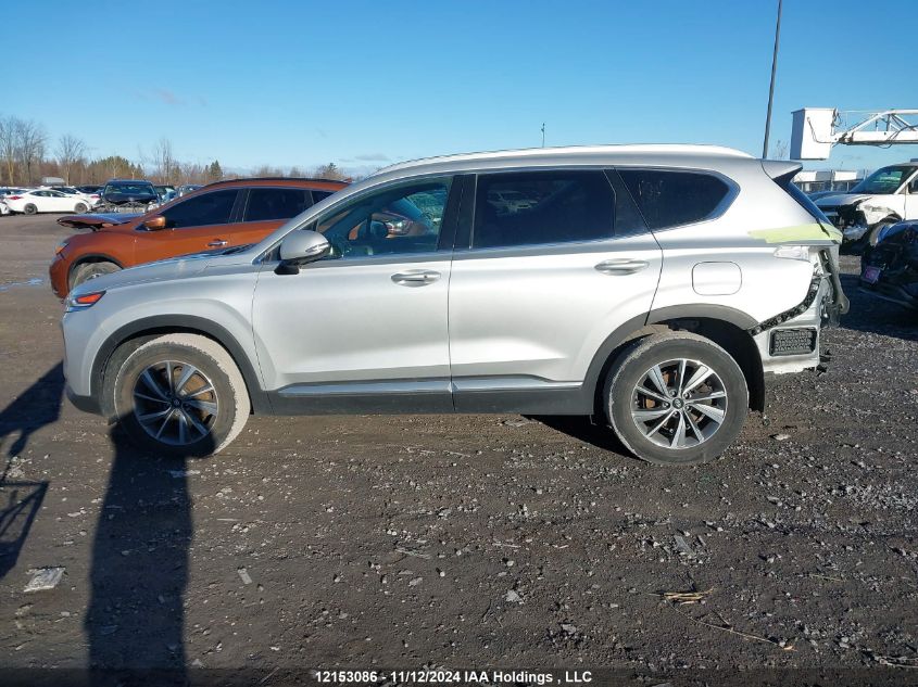 2019 Hyundai Santa Fe Sel/Sel Plus VIN: 5NMS3CAD8KH019272 Lot: 12153086