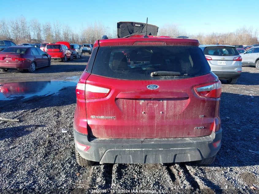 2018 Ford Ecosport Se VIN: MAJ6P1UL3JC172707 Lot: 12153198