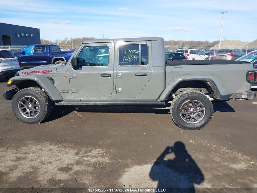 2021 Jeep Gladiator Rubicon VIN: 1C6JJTBG7ML617758 Lot: 12153226