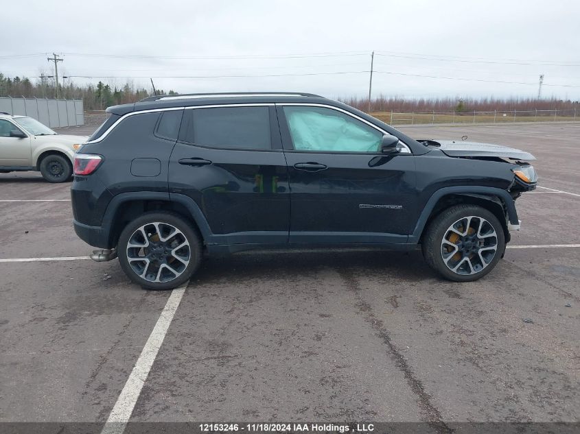 2018 Jeep Compass Limited VIN: 3C4NJDCB1JT412908 Lot: 12153246