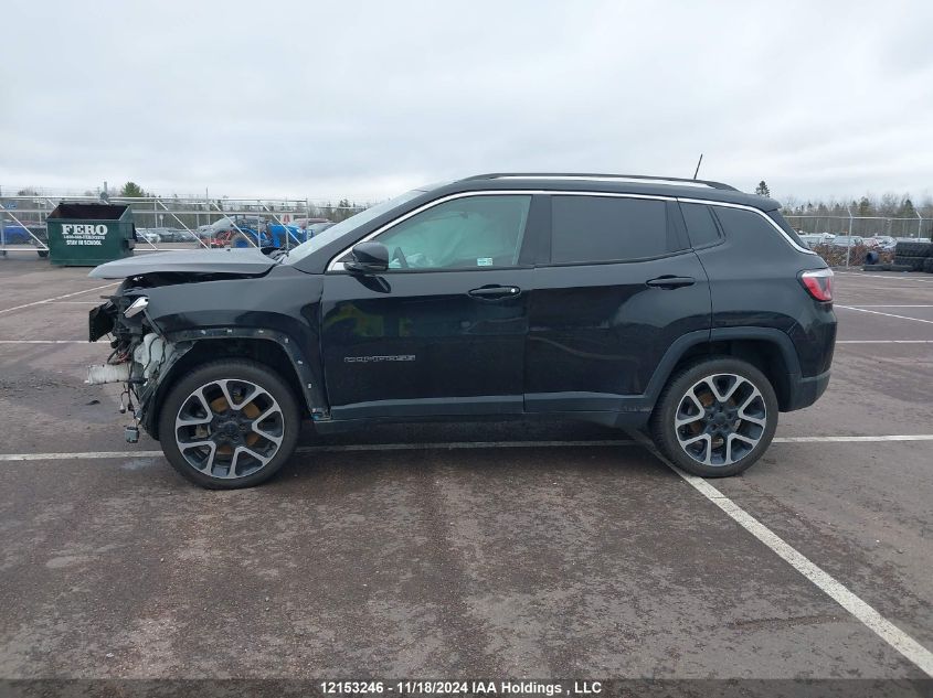 2018 Jeep Compass Limited VIN: 3C4NJDCB1JT412908 Lot: 12153246