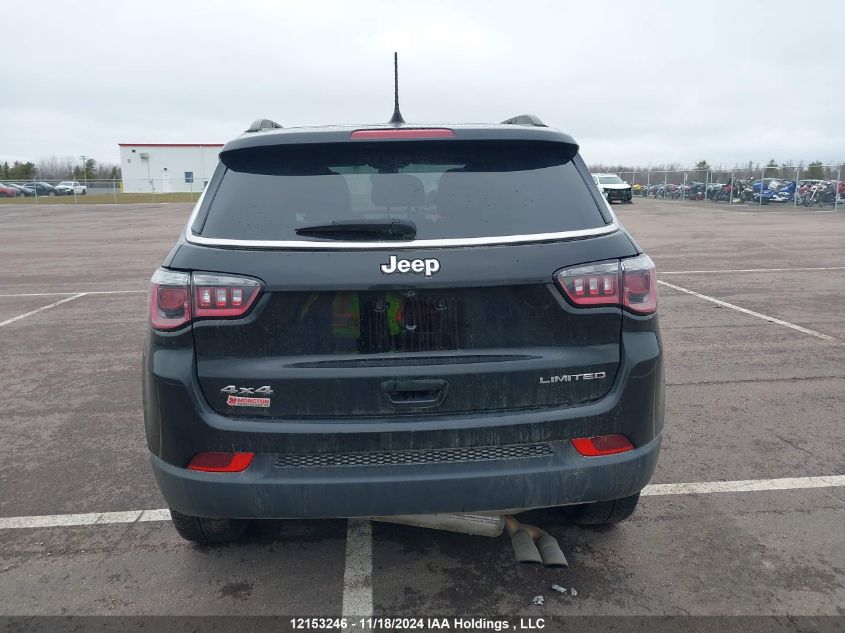 2018 Jeep Compass Limited VIN: 3C4NJDCB1JT412908 Lot: 12153246