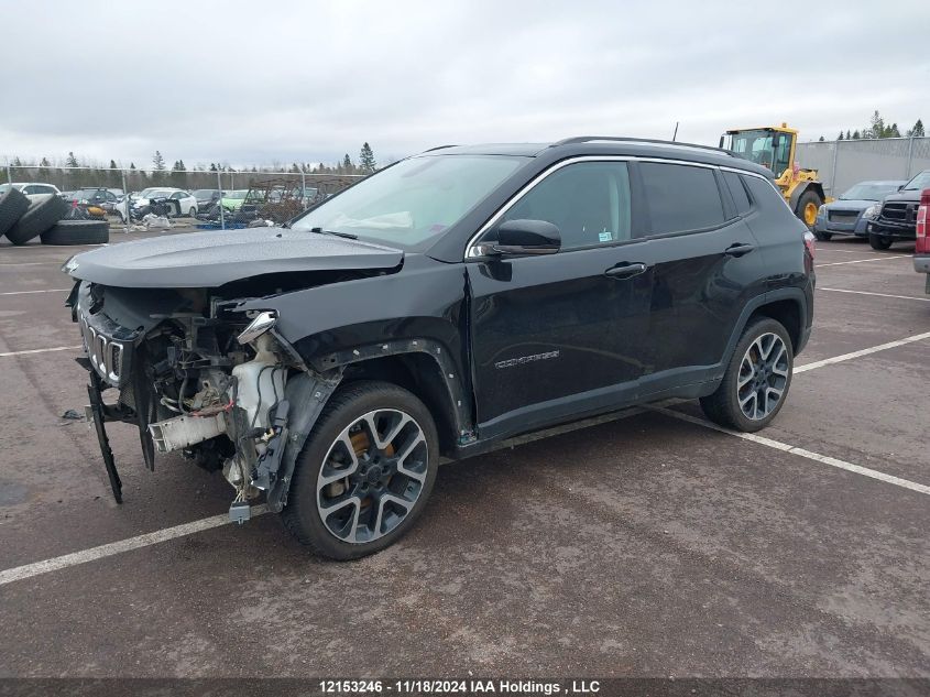 2018 Jeep Compass Limited VIN: 3C4NJDCB1JT412908 Lot: 12153246