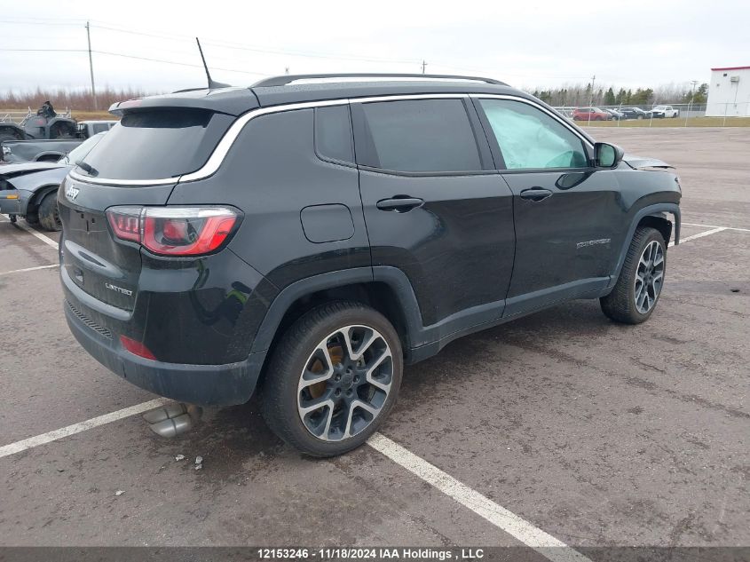 2018 Jeep Compass Limited VIN: 3C4NJDCB1JT412908 Lot: 12153246