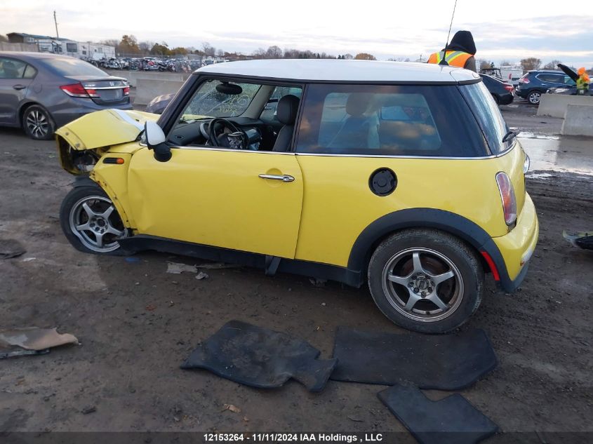 2003 Mini Cooper Hardtop VIN: WMWRC33413TE18830 Lot: 12153264