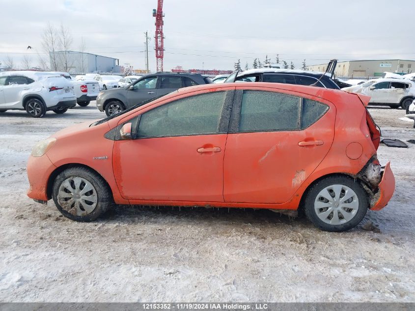 2012 Toyota Prius C VIN: JTDKDTB35C1002525 Lot: 12153352