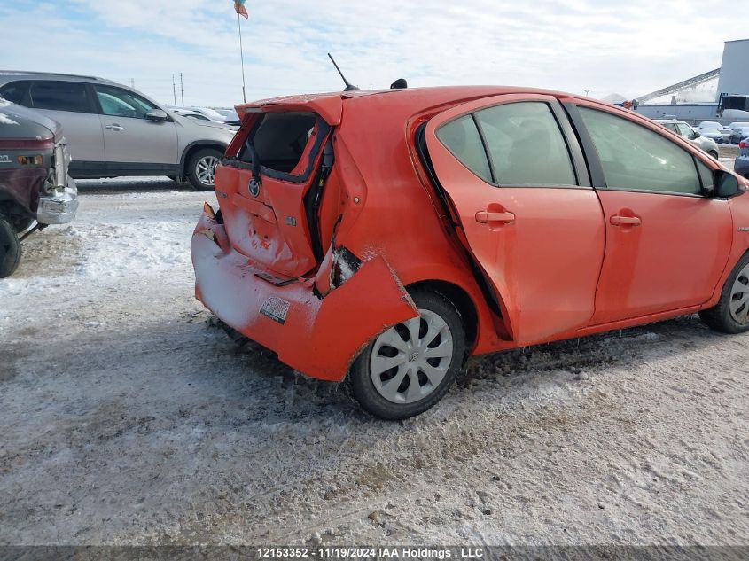 2012 Toyota Prius C VIN: JTDKDTB35C1002525 Lot: 12153352