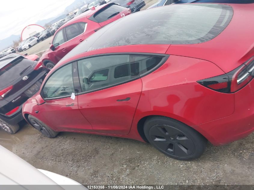 2023 Tesla Model 3 VIN: 5YJ3E1EBXPF699051 Lot: 12153355